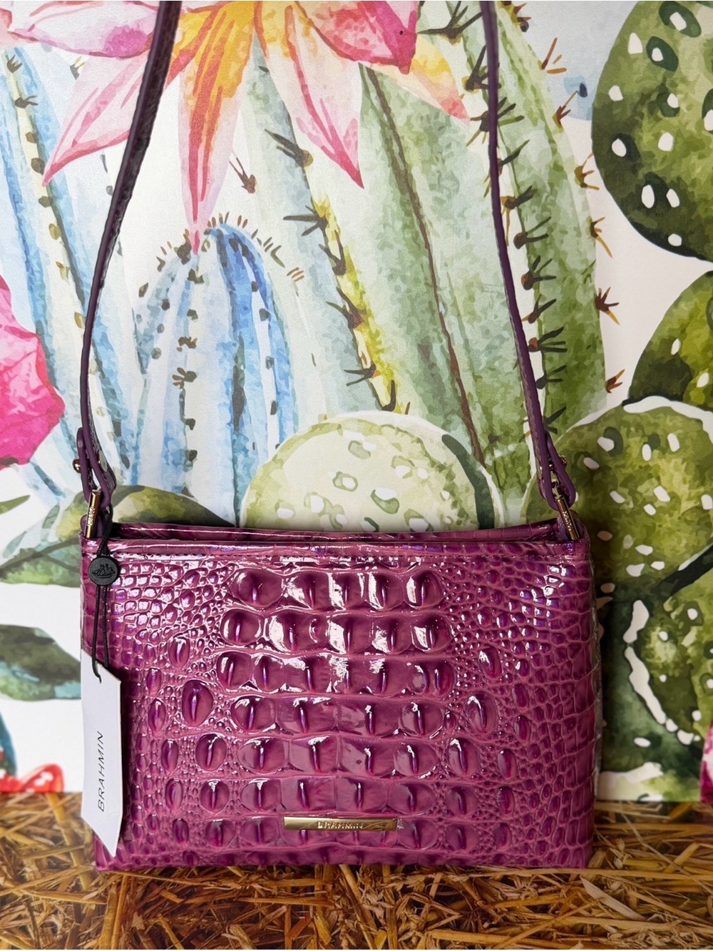 Brahmin Dewberry Lorelei NWT purple beauty Price firm